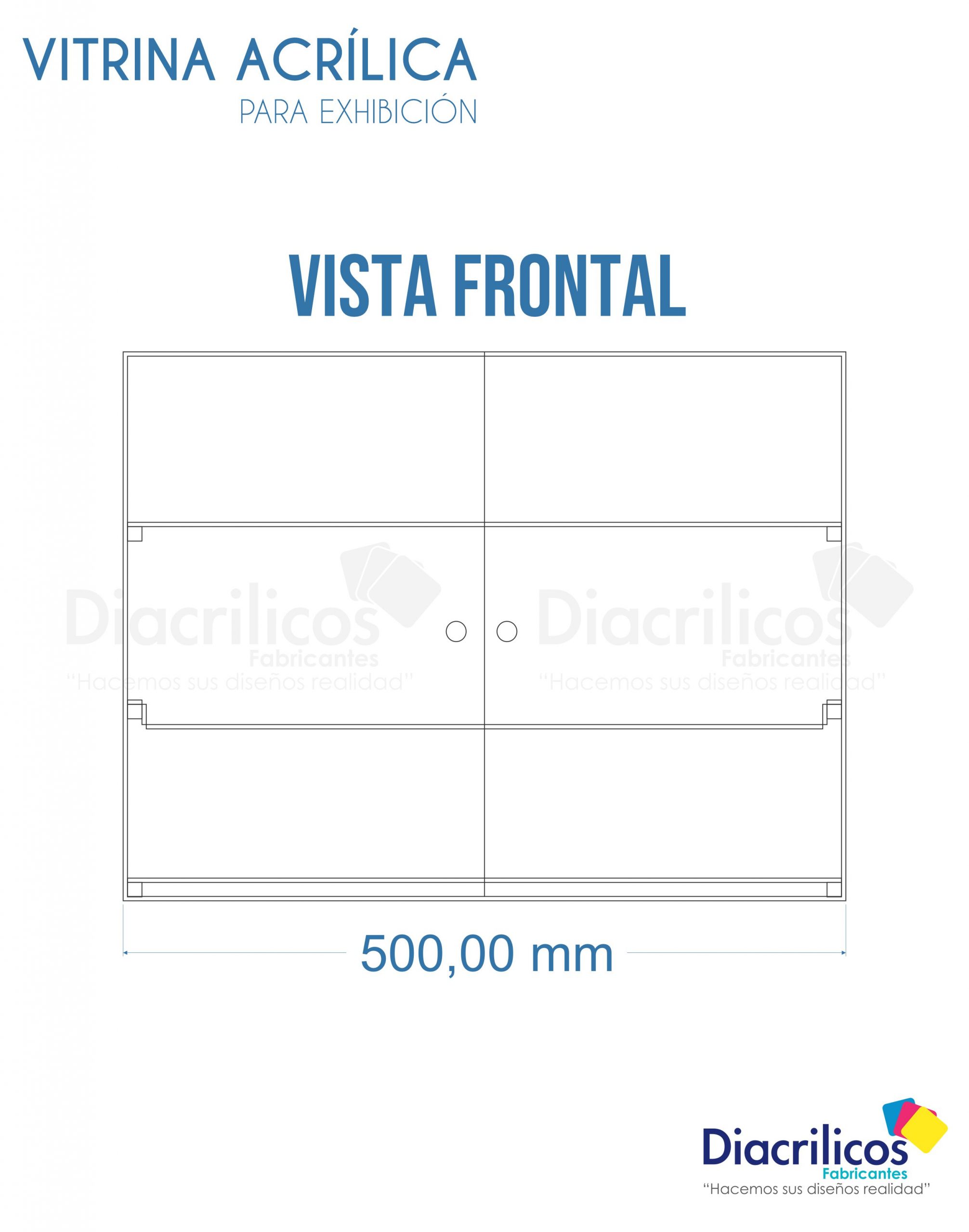 Vitrina Acrílica para Display