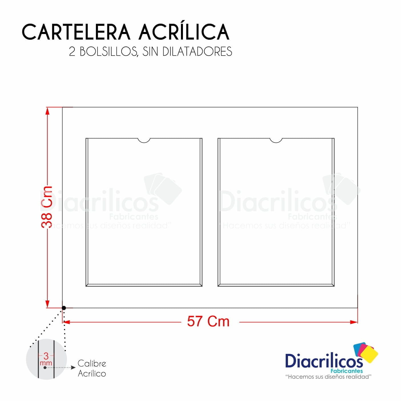 Cartelera con Bolsillos