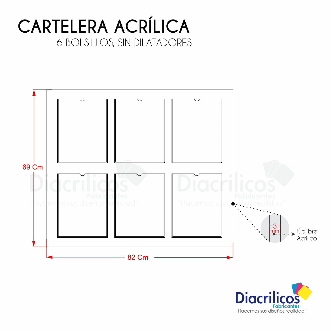 Cartelera con Bolsillos