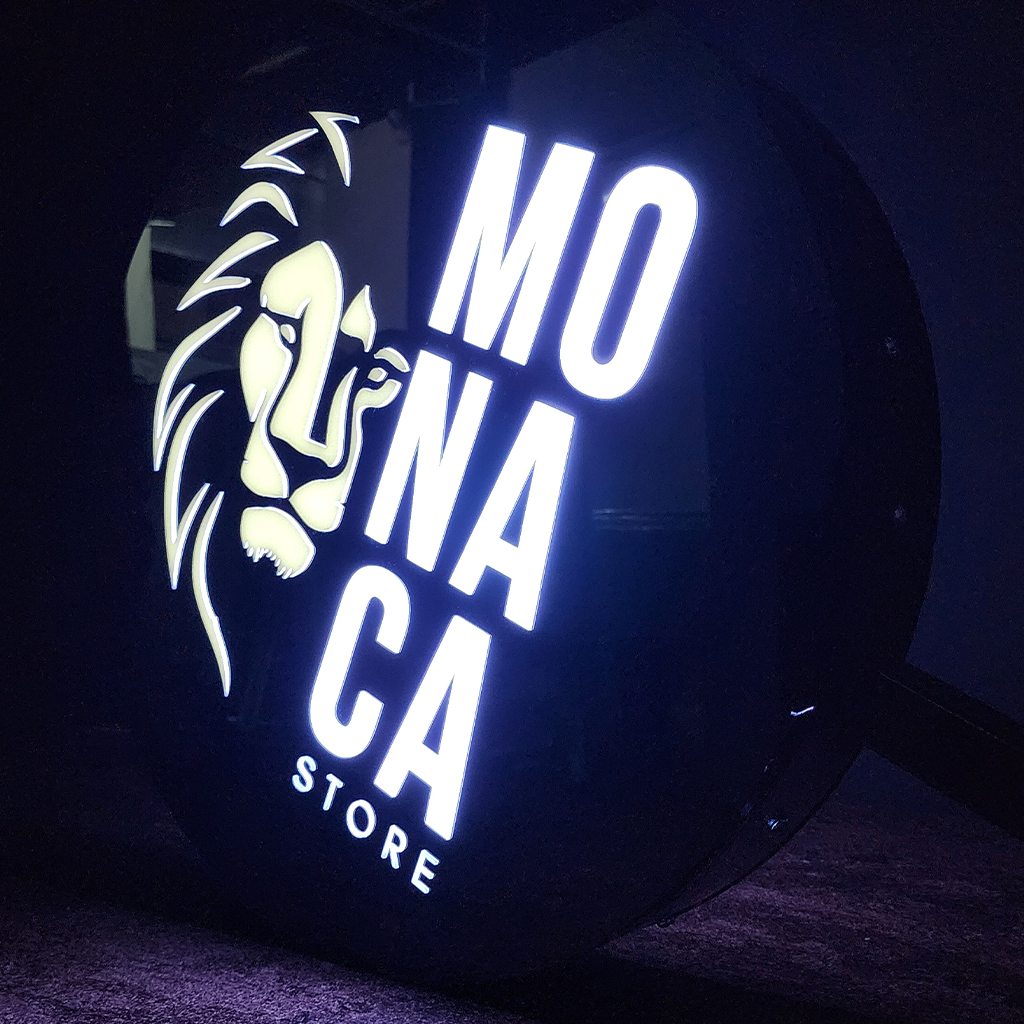 Avisos redondo para pared