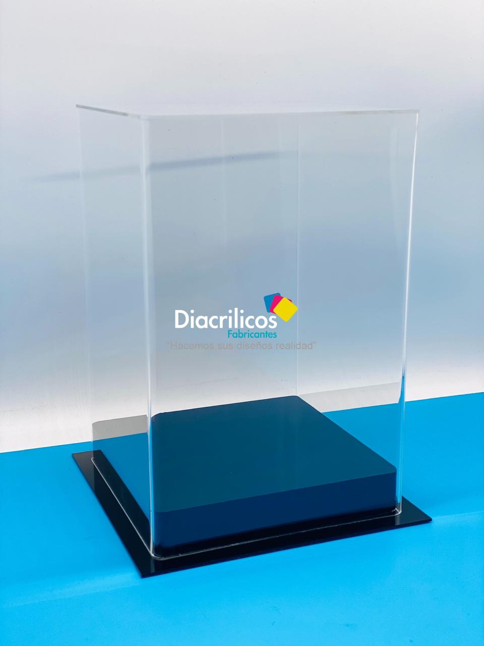 Caja Para Cubrir Osos En Acrílico con Base