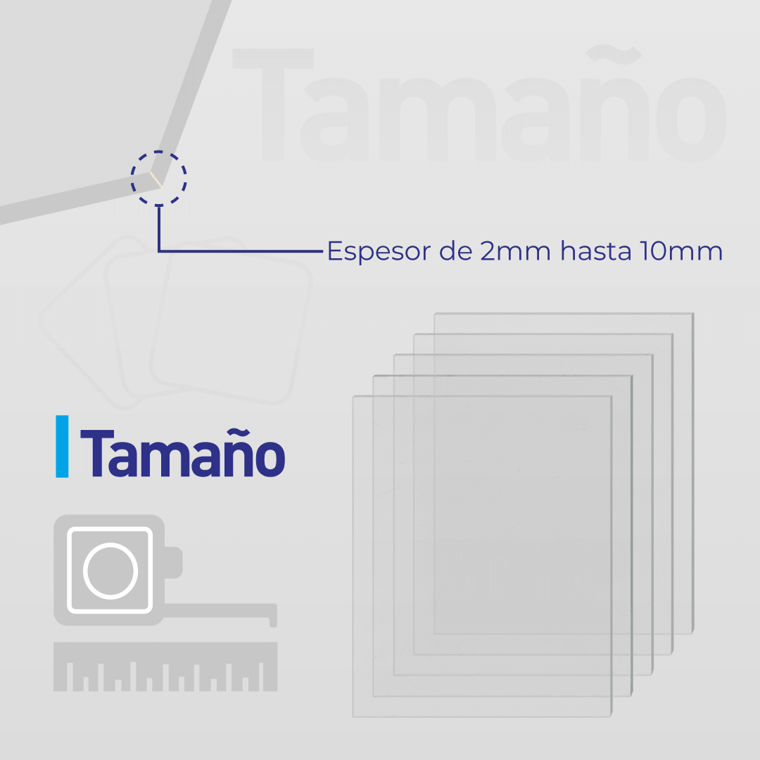 Lámina de acrílico cristal recuperado