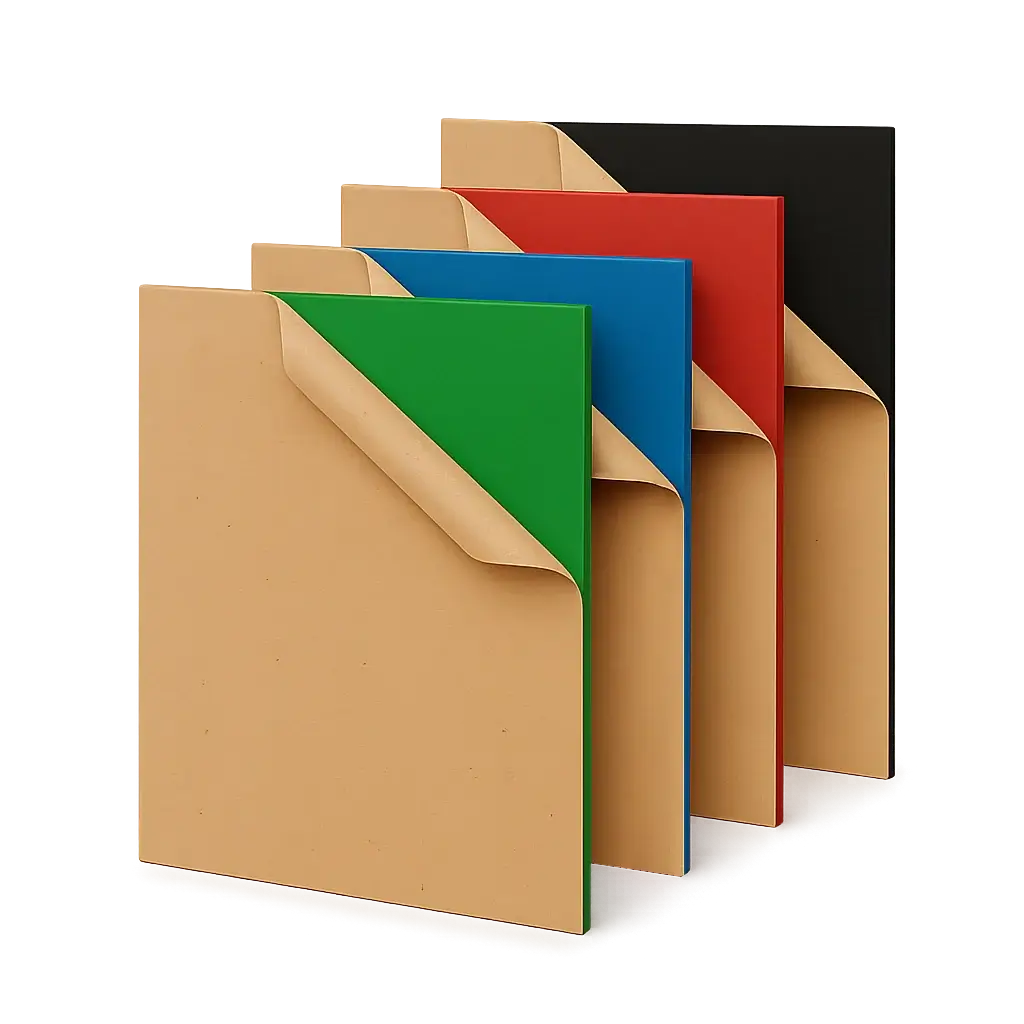 Láminas de acrílico original de colores