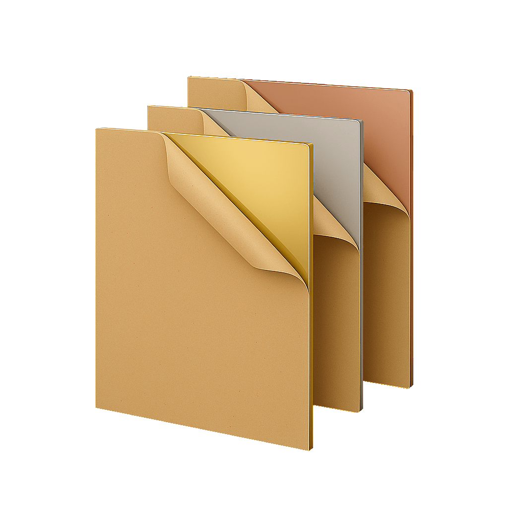 Láminas de acrílico original tipo espejo