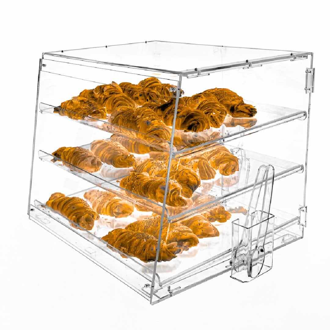 Vitrina de exhibición para panadería