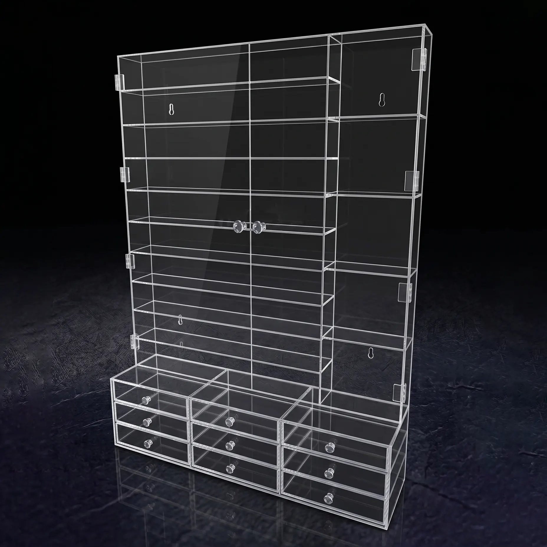 Organizador en acrílico tipo mueble