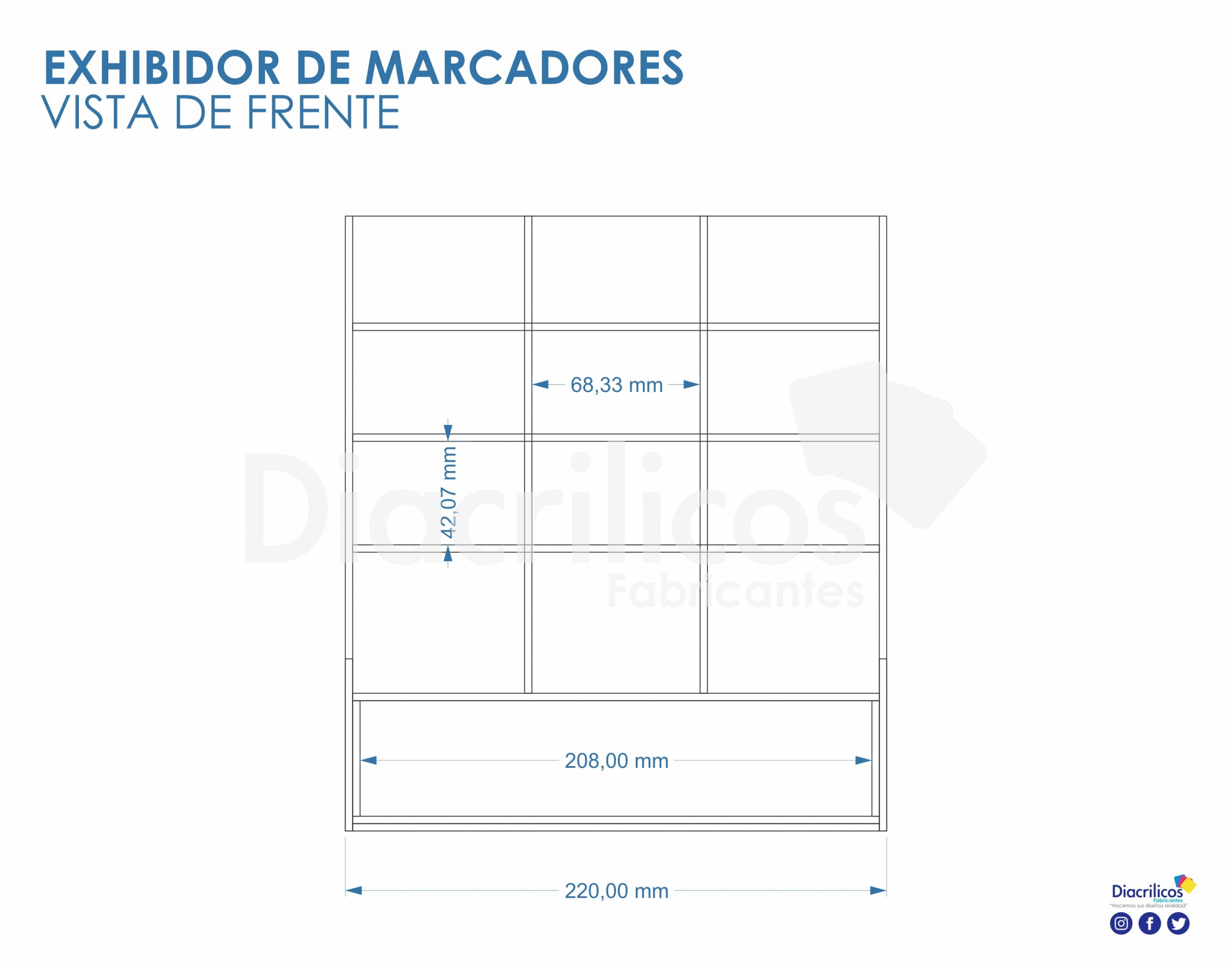 Organizador De Marcadores
