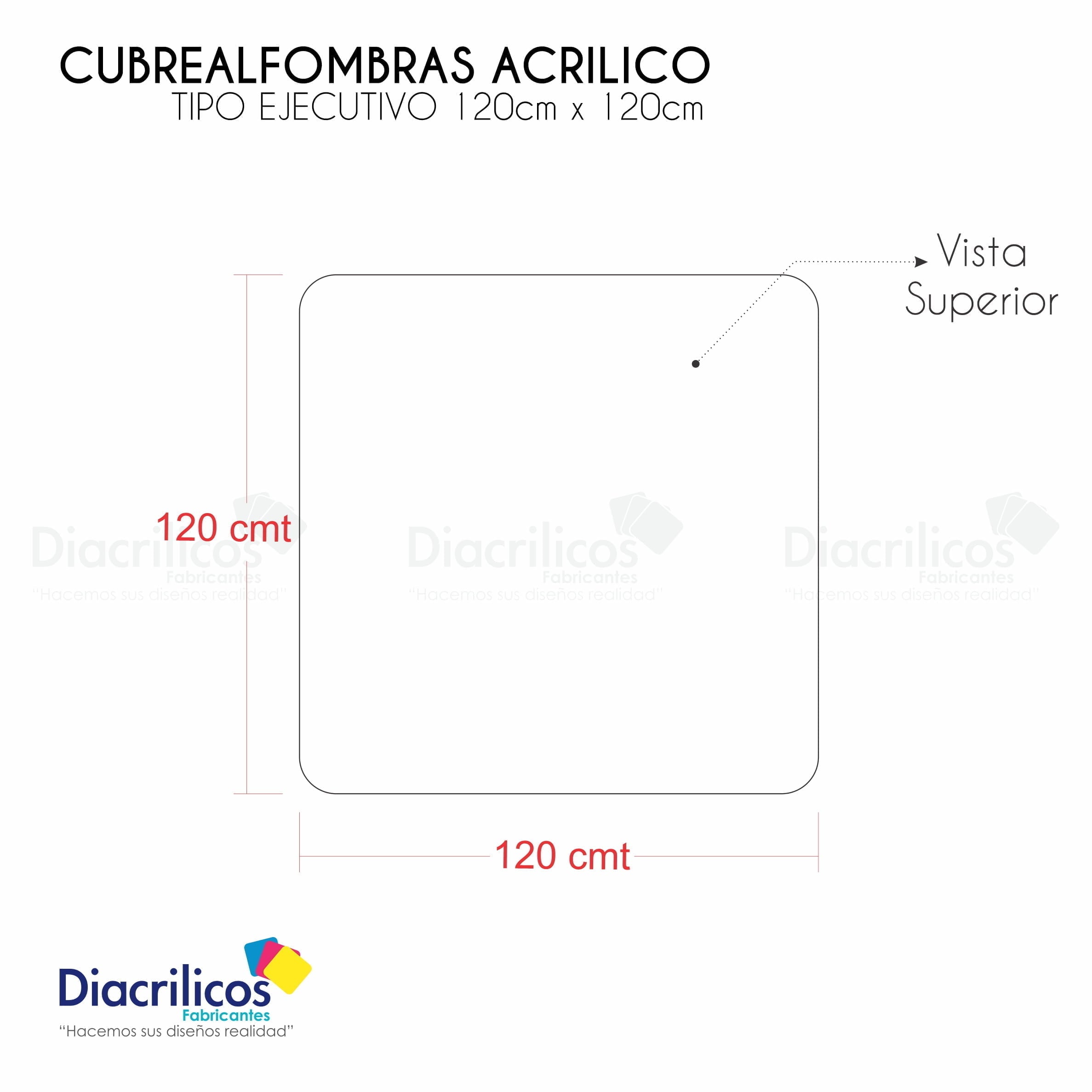 Cubrealfombra Acrílico