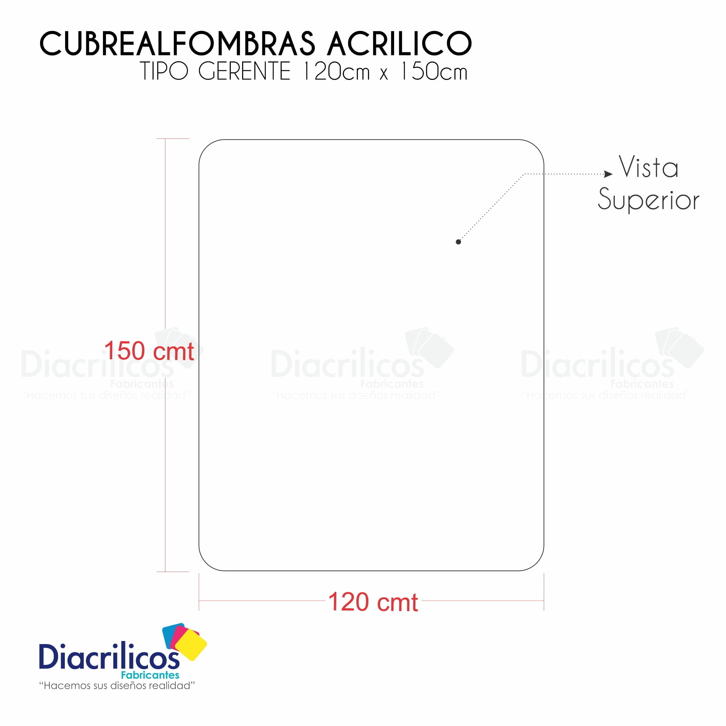 Cubrealfombra Acrílico