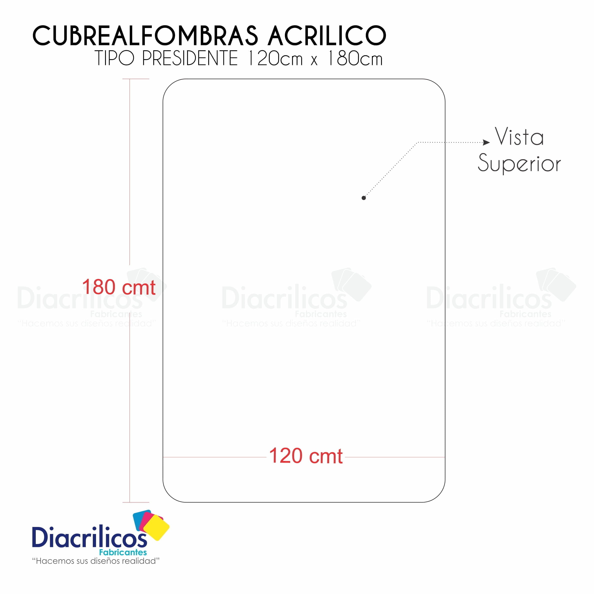 Cubrealfombra Acrílico