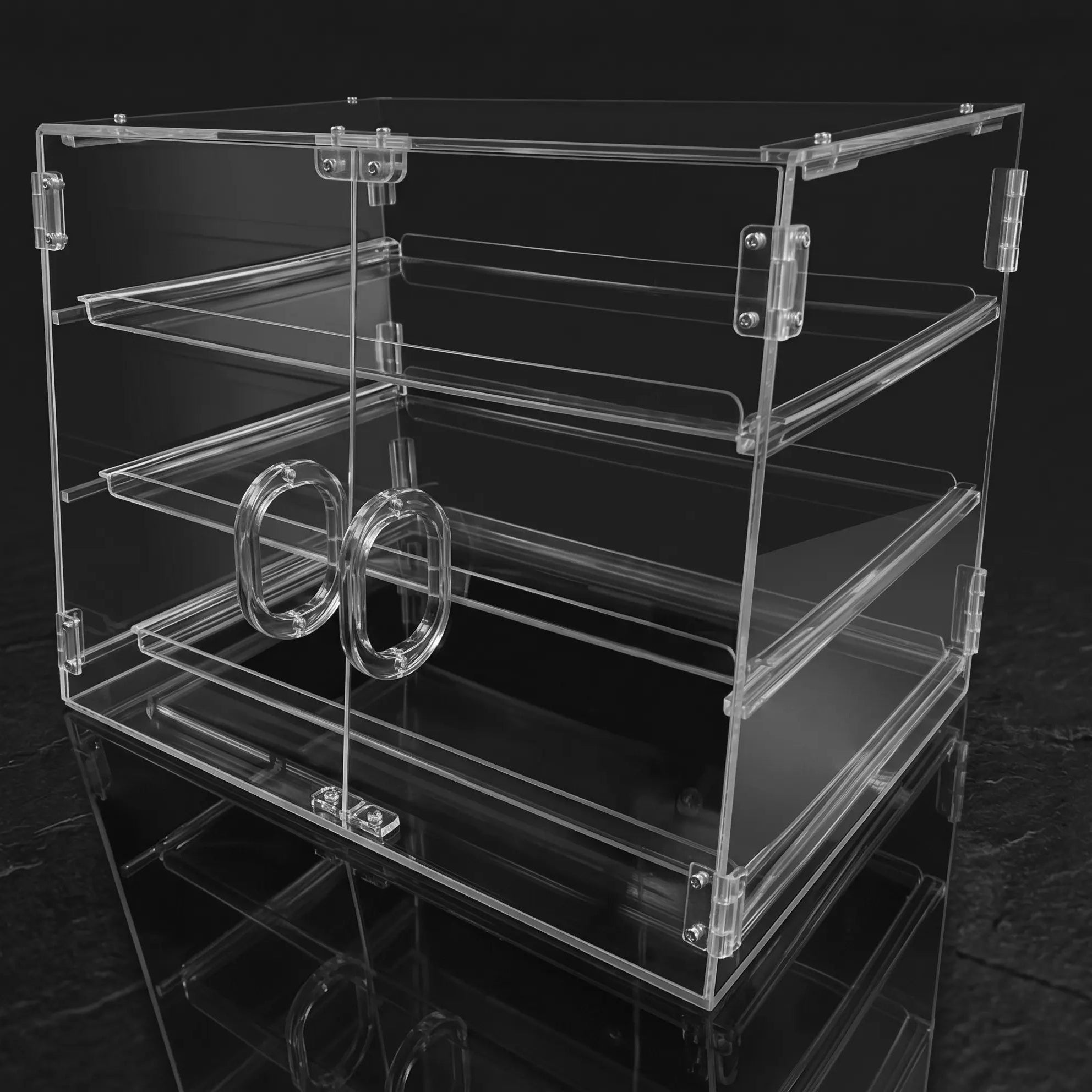 Vitrina de acrílico para panadería