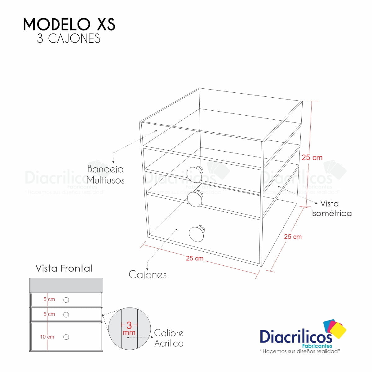 Organizador Para Maquillaje