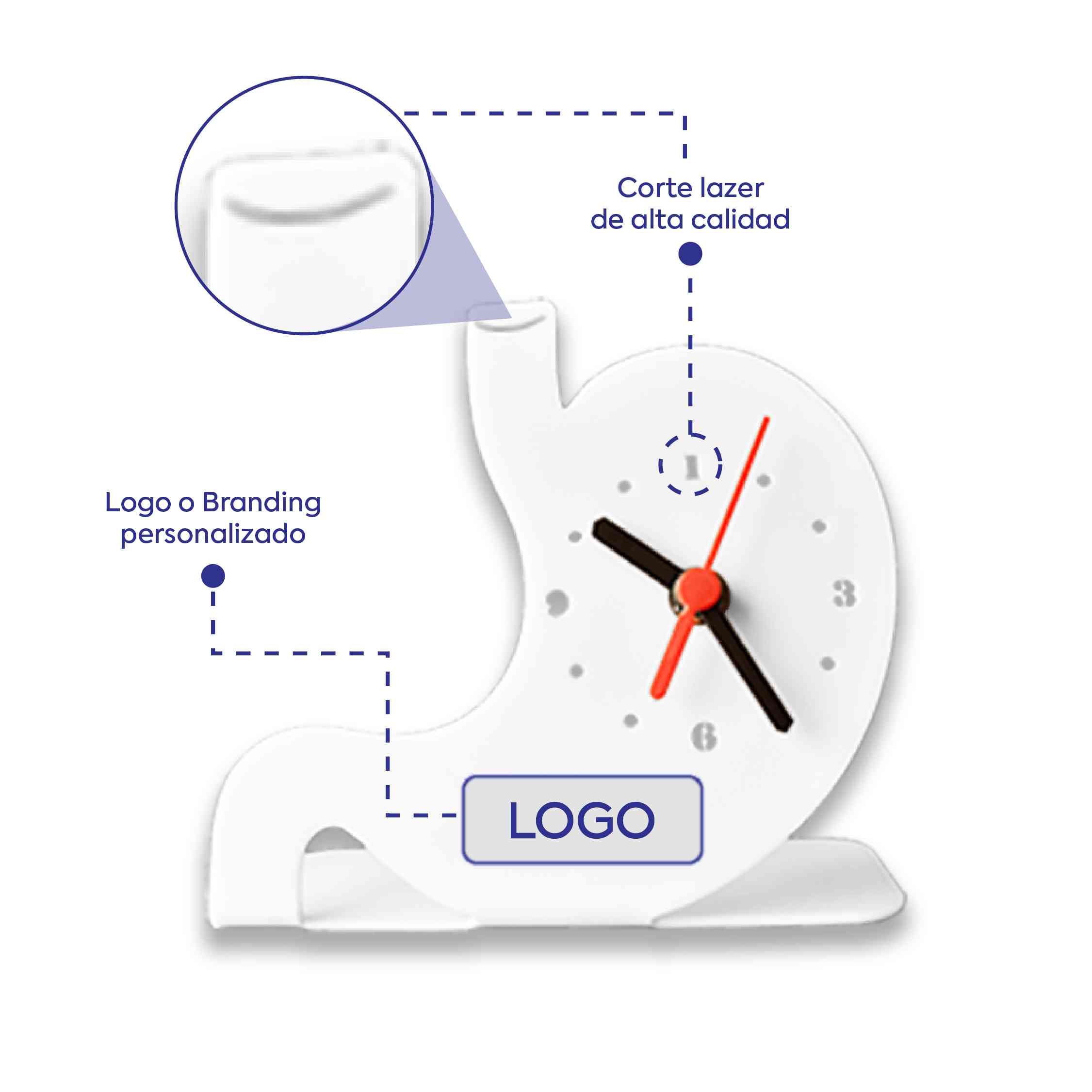 Reloj Acrílico