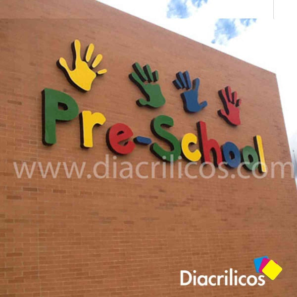 avisos de acrílico