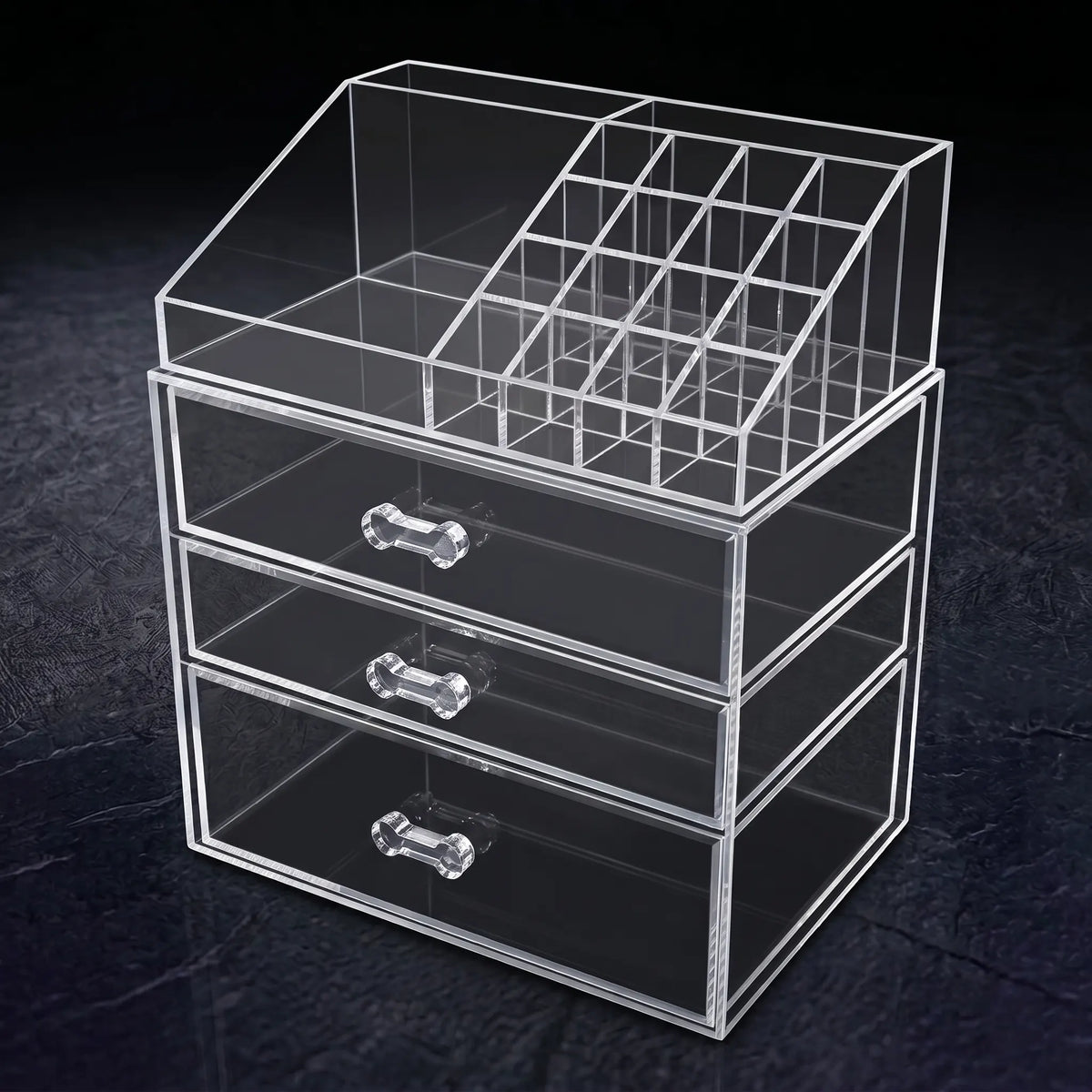 Organizador de acrílico para maquillaje
