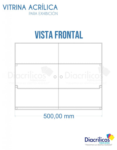 Vitrina en Acrílico Cristal   
