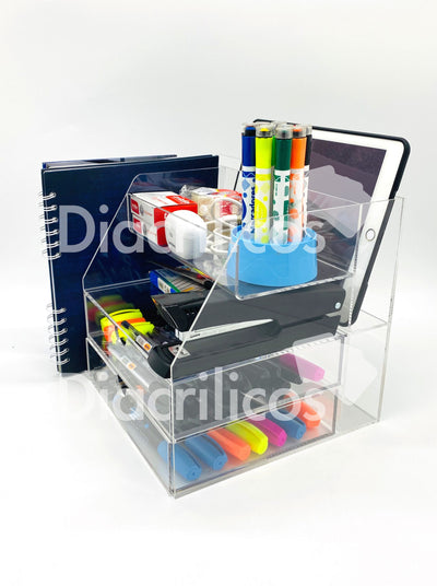 Organizador en acrílico para escritorio