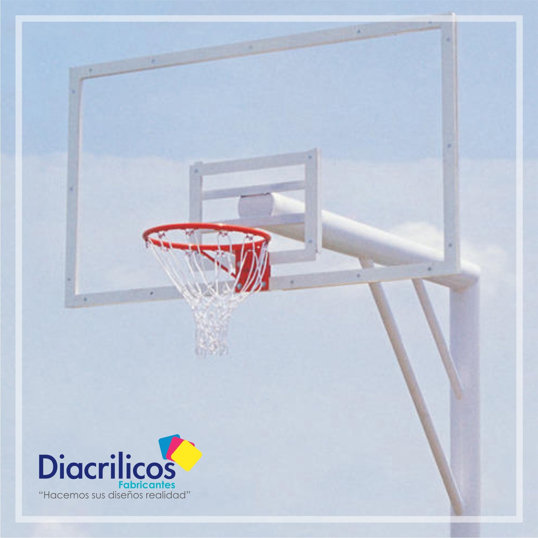 Tablero de Baloncesto en acrílico