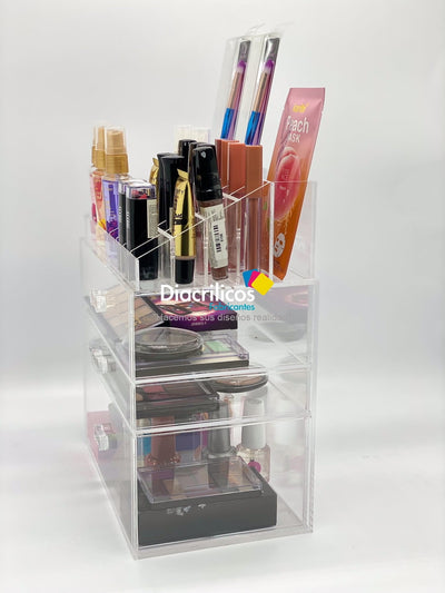 Organizador en acrílico para maquillaje