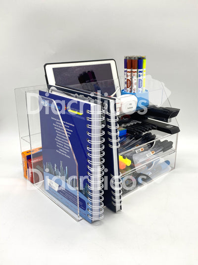 Organizador en acrílico para escritorio