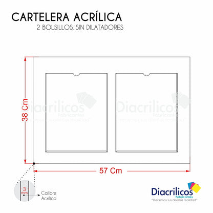 Cartelera con Bolsillos