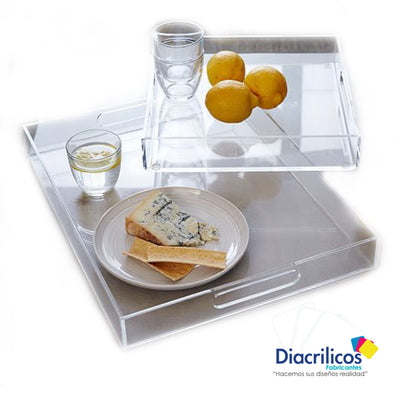 Bandejas en acrílico cristal