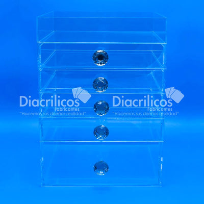 Organizador en acrílico para maquillaje