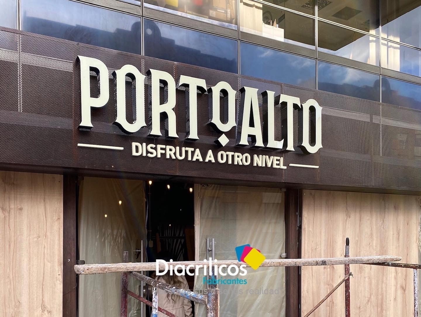 Aviso personalizado para exterior
