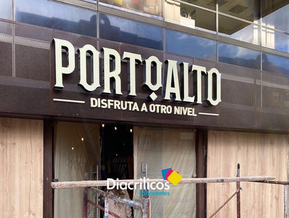 Aviso personalizado para exterior