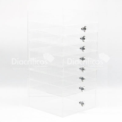 Organizador en acrílico para maquillaje
