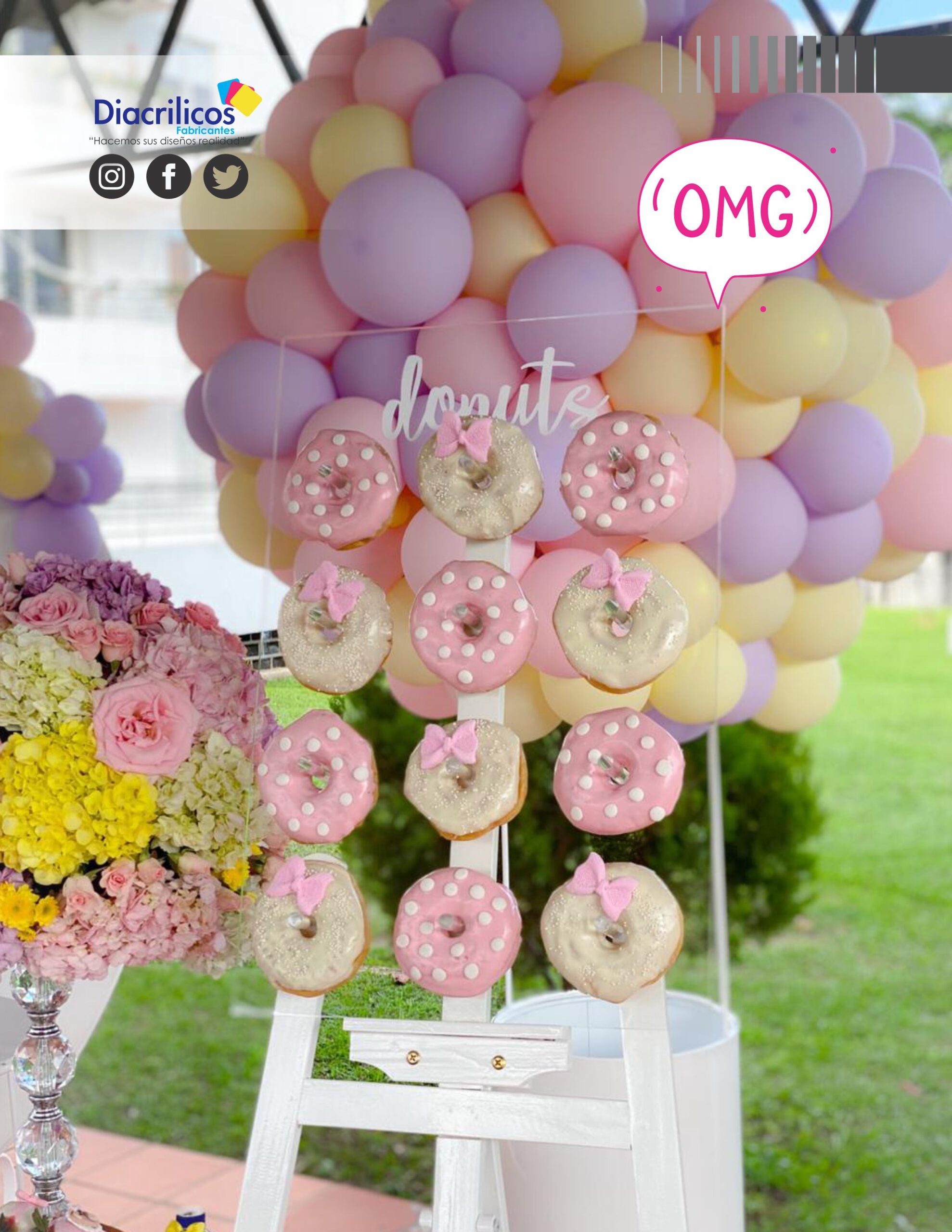 Exhibidor Para Donuts