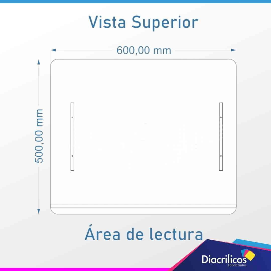Atril en acrílico cristal