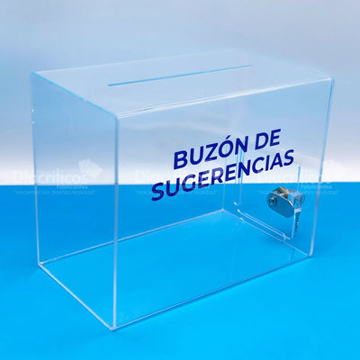 Buzón de Sugerencias en acrílico