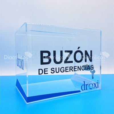 Buzón de Sugerencias en acrílico Personalizado