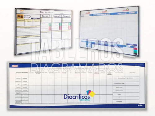 Tablero Diagramado Imantado personalizado