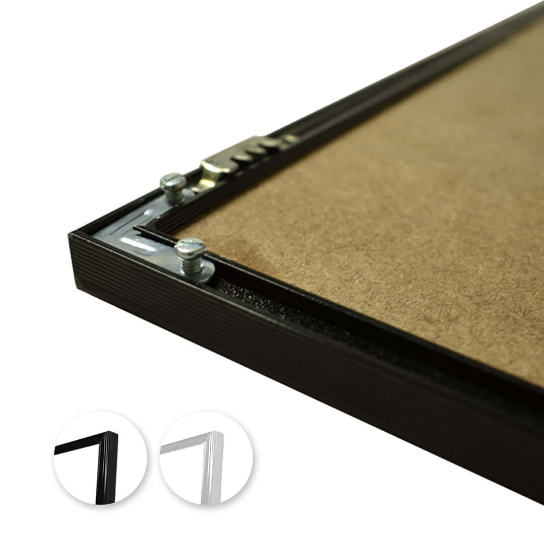 Tablero mixto mitad escritura y mitad corcho