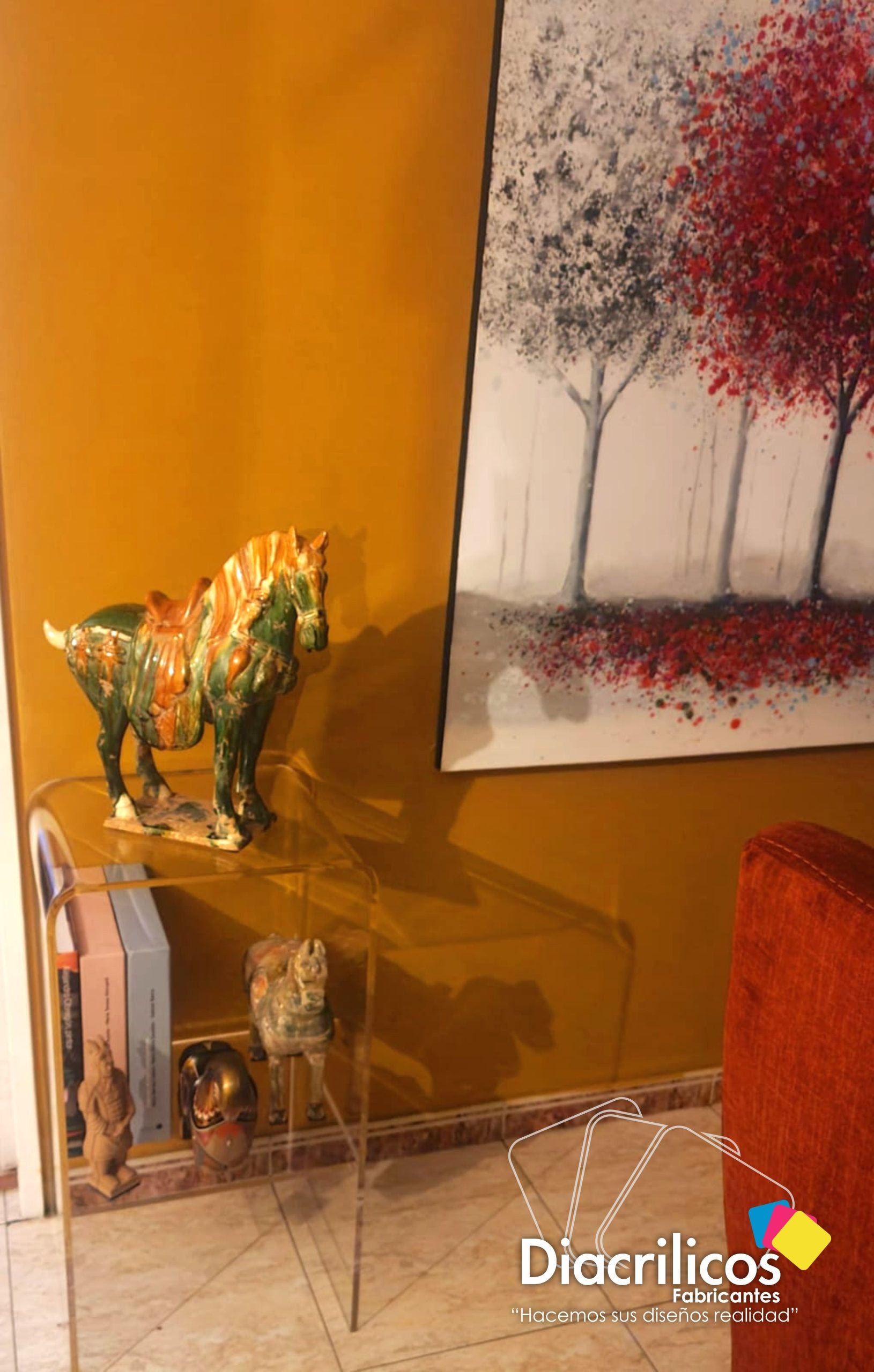 Mesa Acrílica Para Sala de Estar