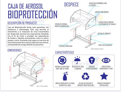 Caja Aerosol De Bioprotección Para Odontología
