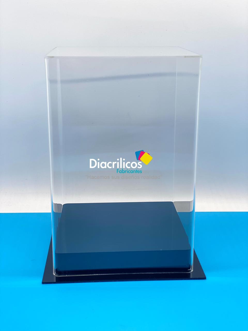 Caja Para Cubrir Osos En Acrílico con Base