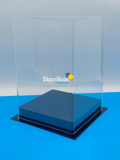 Caja Para Cubrir Osos En Acrílico con Base