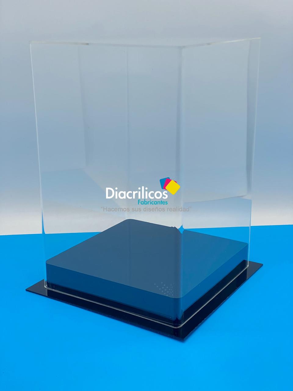 Caja Para Cubrir Osos En Acrílico con Base