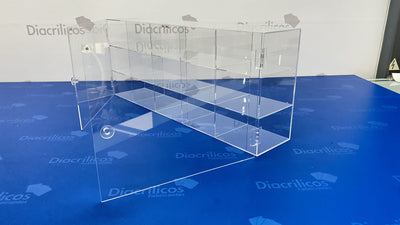 Vitrina en acrílico para exhibición