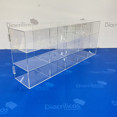 Vitrina en acrílico para exhibición