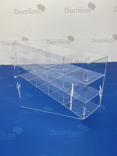 Vitrina en acrílico para exhibición