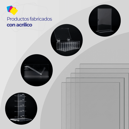 Lámina de acrílico cristal recuperado