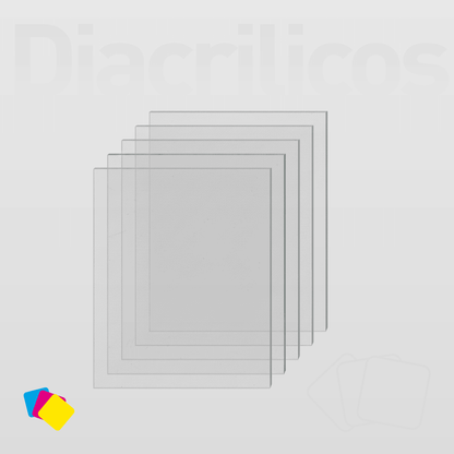 Lámina de acrílico cristal recuperado