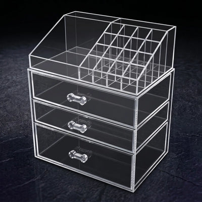 Organizador de acrílico para maquillaje