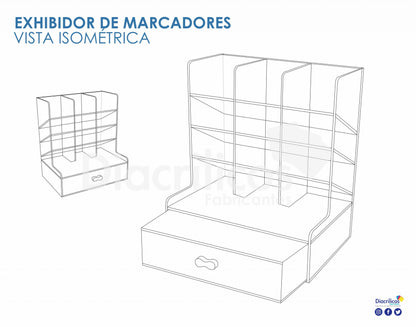 Organizador De Marcadores