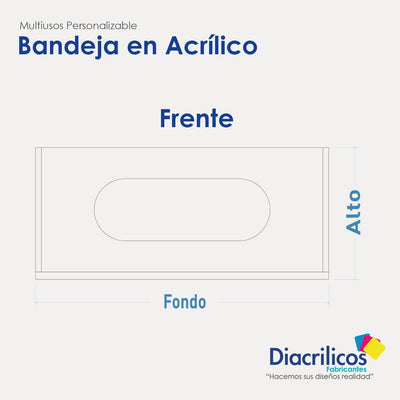 Bandejas en acrílico cristal