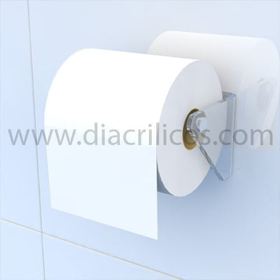 Porta papel en acrílico cristal
